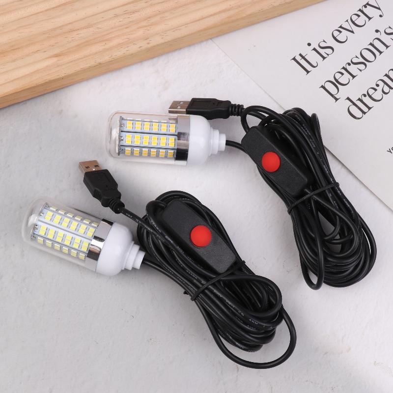 Fish Finder Charger - 4 色水中ルアー照明釣り用 5V USB LED 集魚灯
