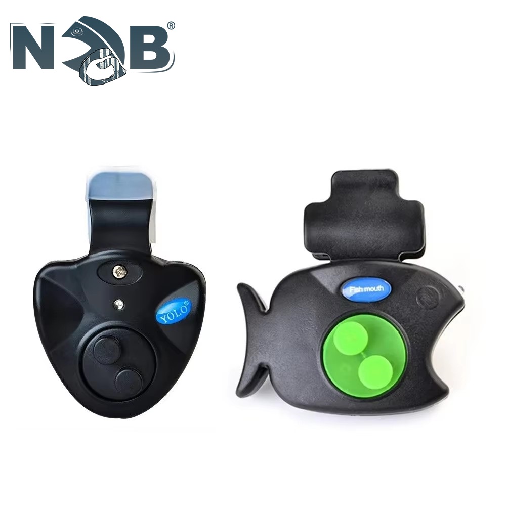 Bite Alarm - NGB 釣りバイトアラームバッテリーなし電子ブザー釣竿サイレン昼間夜間インジケーター