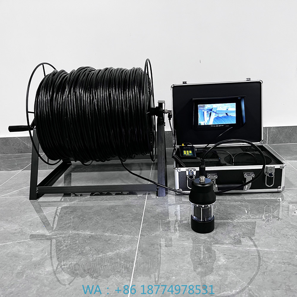 Fish Finder Gps - 深度温度計付き360度回転パノラマビューDVRレコーダー7インチ200m水中釣り魚探