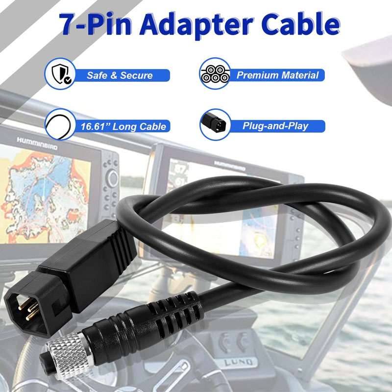 ユニバーサルソナートランスデューサーアダプターケーブル、ブラ - Fish Finder Cable のレビューと価格