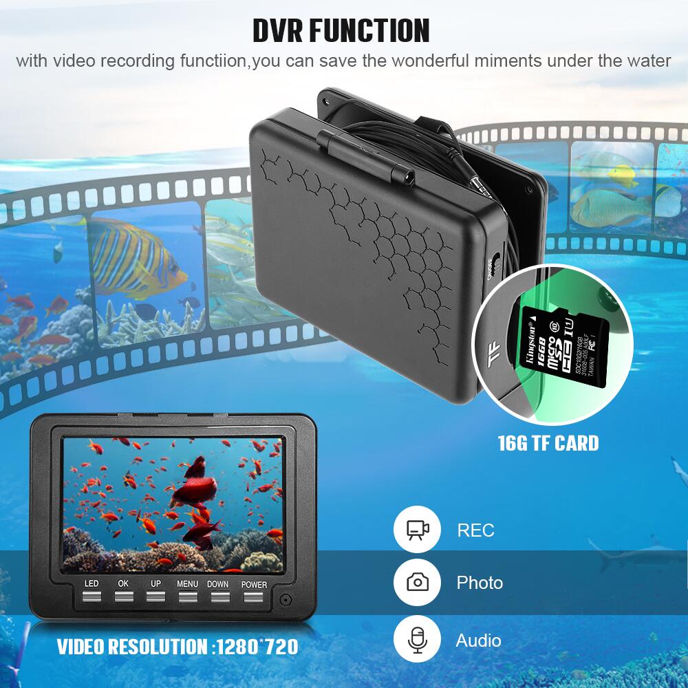 水中釣りカメラ - 5000mAh充電式バッテリー、1000 - Fish Finder Portable のレビューと価格