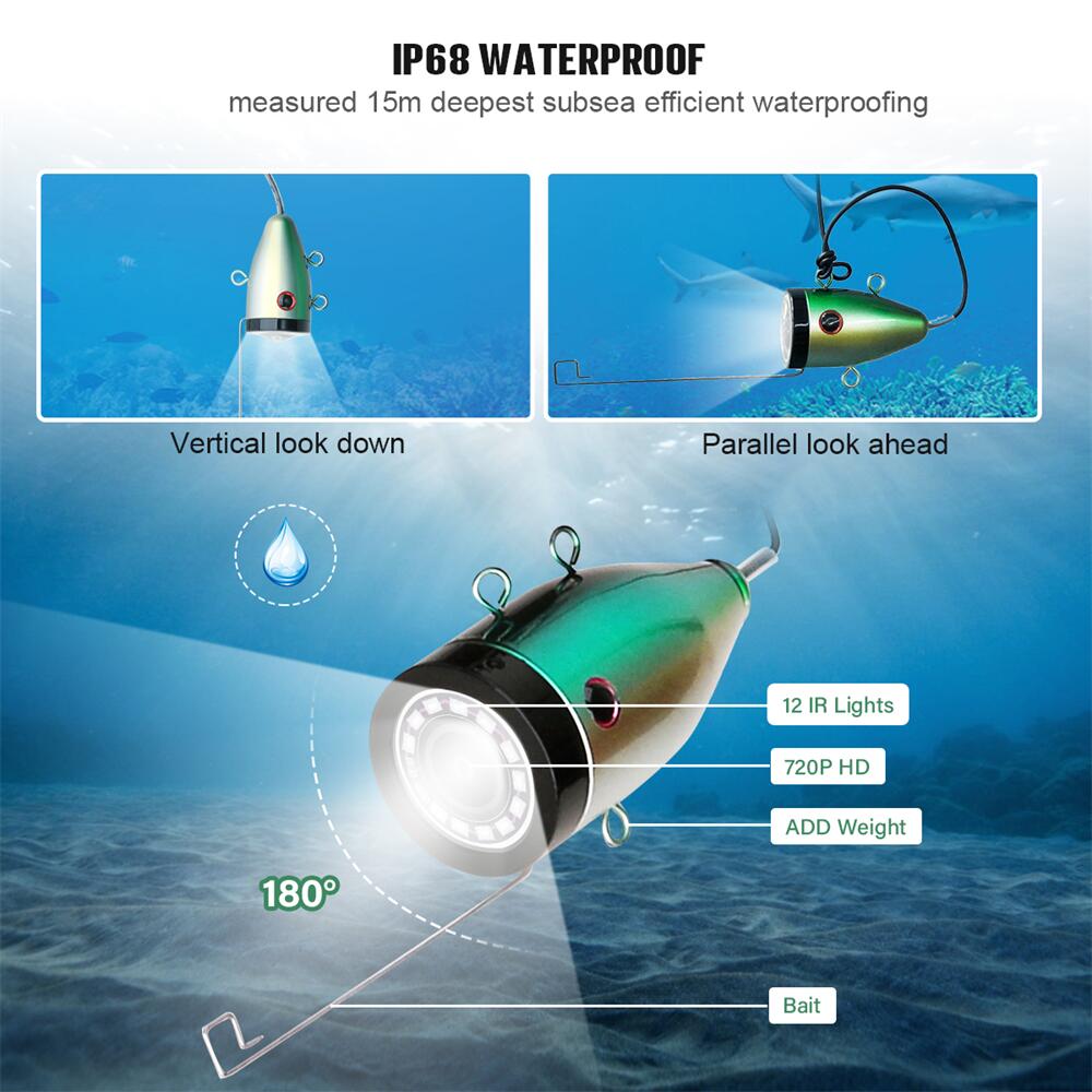 水中釣りカメラ - 5000mAh充電式バッテリー、1000 - Fish Finder Portable のレビューと価格
