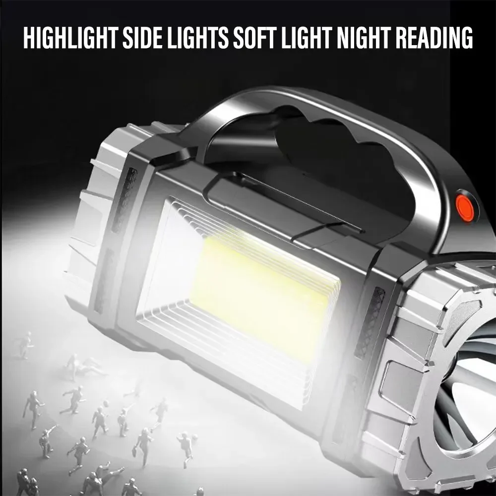 新しいアップグレード充電式ハイパワーソーラー LED 懐中電 - Fishing Light のレビューと価格